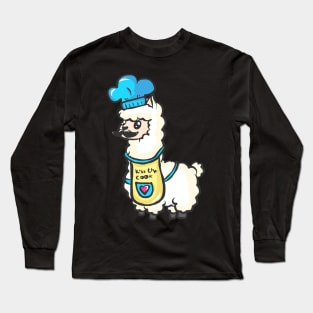 Alpaca Llama Farmer Farmer Funny Long Sleeve T-Shirt